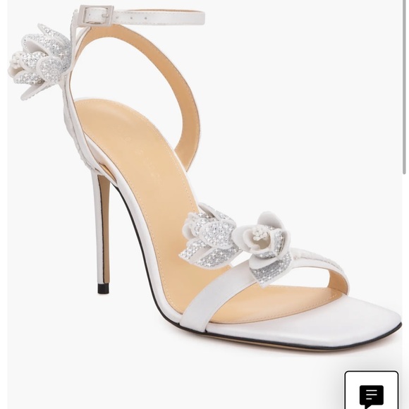 Mach & Mach wonder tulip slingback sandal - white - 38.5 - Picture 1 of 7